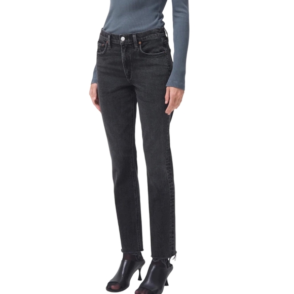 Agolde Denim - AGOLDE Lyle Low Rise Slim jeans in Phase colorway. Size 32